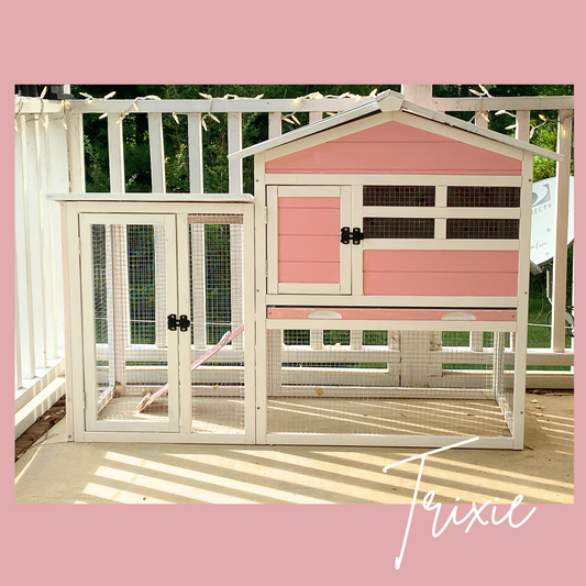 The Trixie Grow Out Coop or Small Animal Hutch